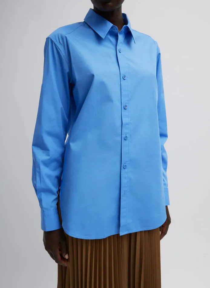 Women Tibi Tops Charlie Men039s Slim Shirt