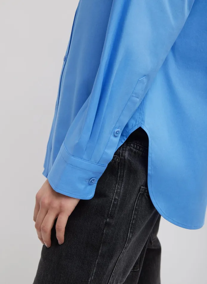 Women Tibi Tops Charlie Men039s Slim Shirt