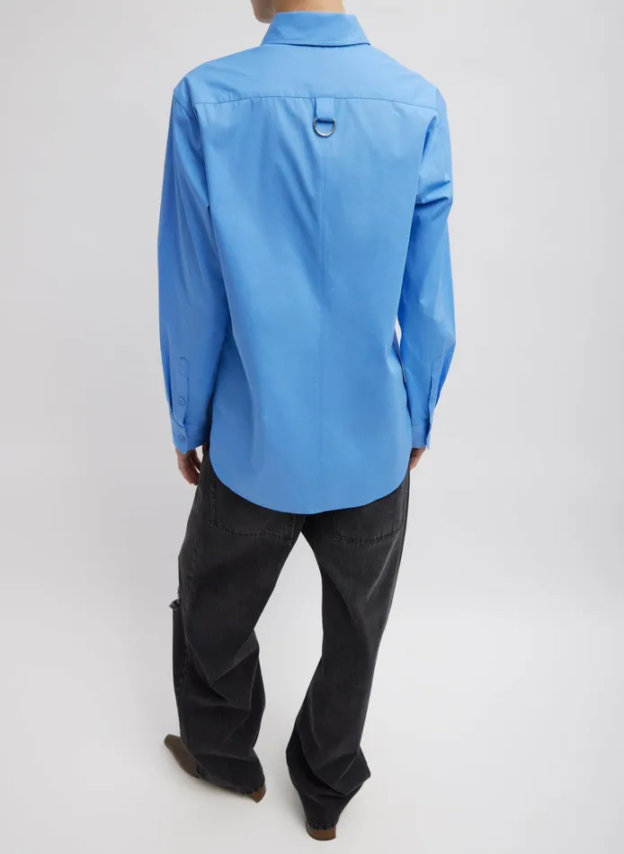 Women Tibi Tops Charlie Men039s Slim Shirt