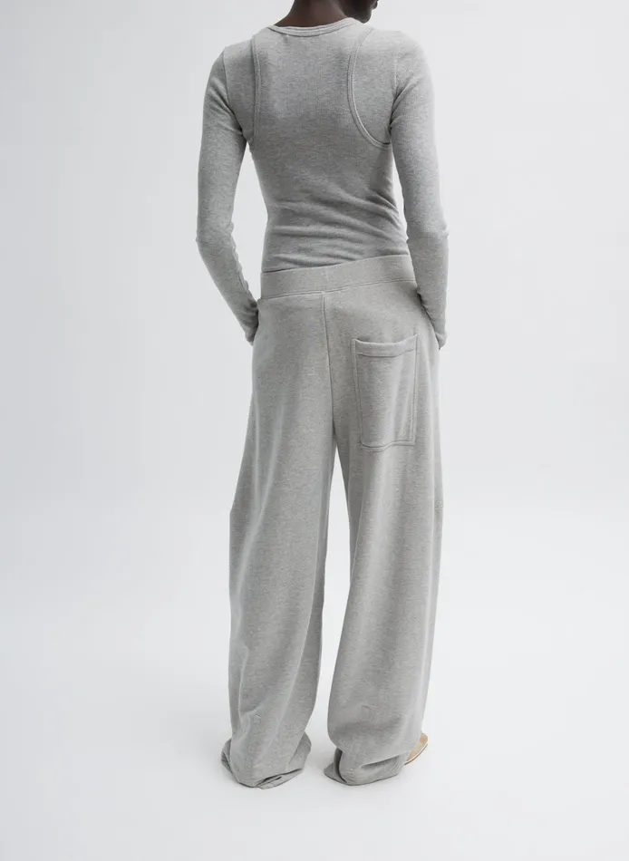 Women Tibi Tops Circular Fine Rib TShirt Tank