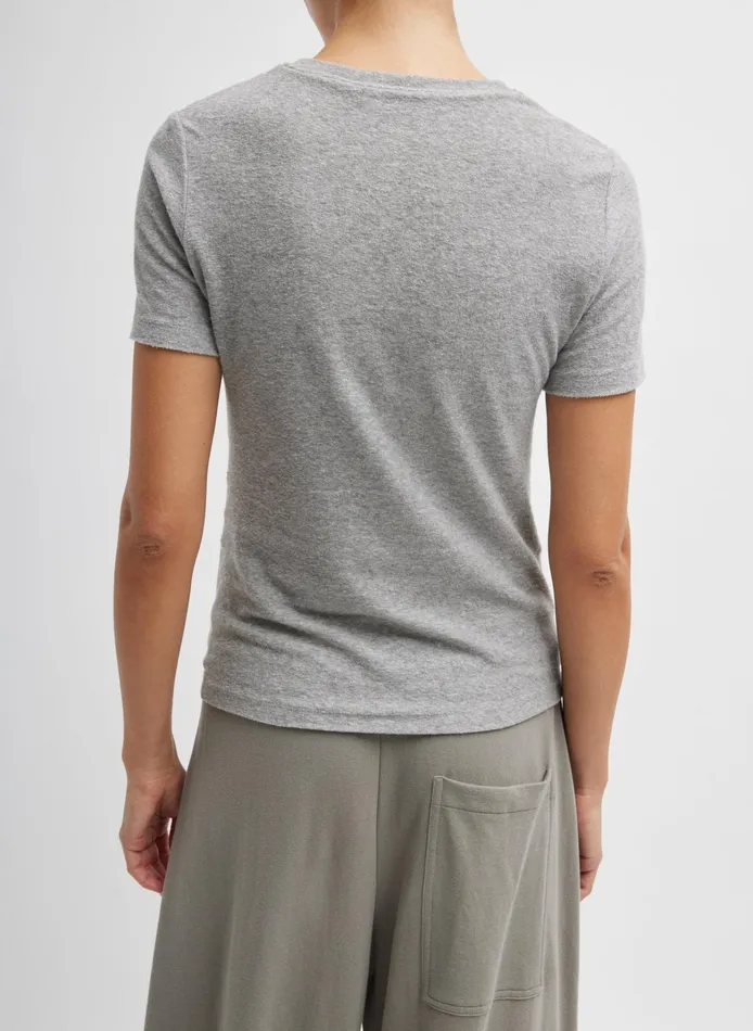 Women Tibi Tops Dry Loop Terry Baby TShirt