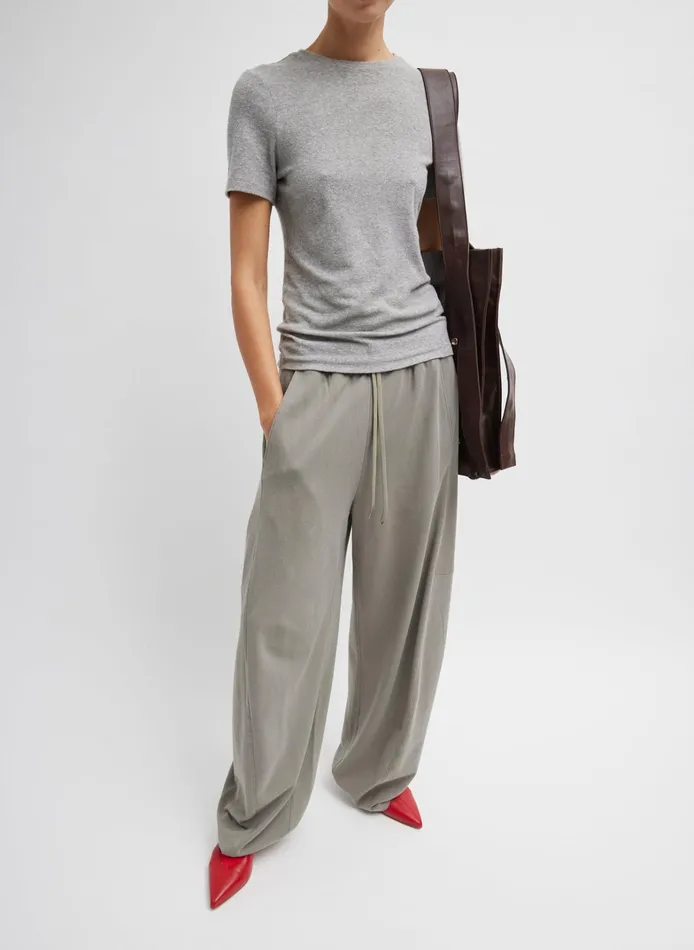 Women Tibi Tops Dry Loop Terry Baby TShirt