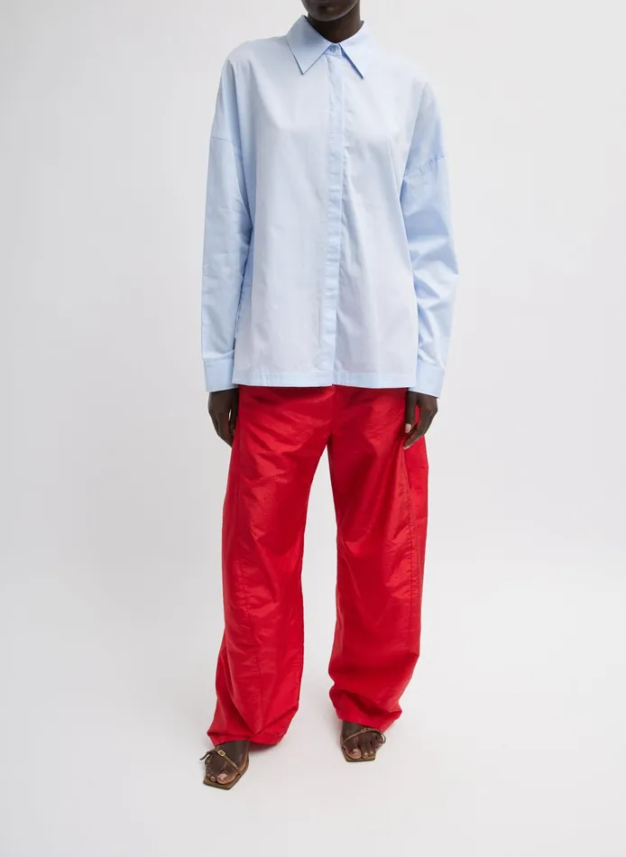 Women Tibi Tops Gabe Oversized Shirt