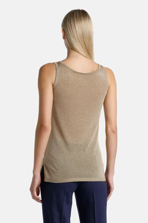 Women Tops and TShirts Luisa Spagnoli Zita Zita Light Gold