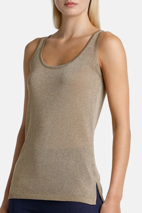 Women Tops and TShirts Luisa Spagnoli Zita Zita Light Gold