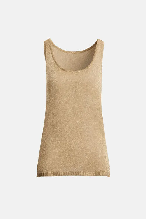 Women Tops and TShirts Luisa Spagnoli Zita Zita Light Gold