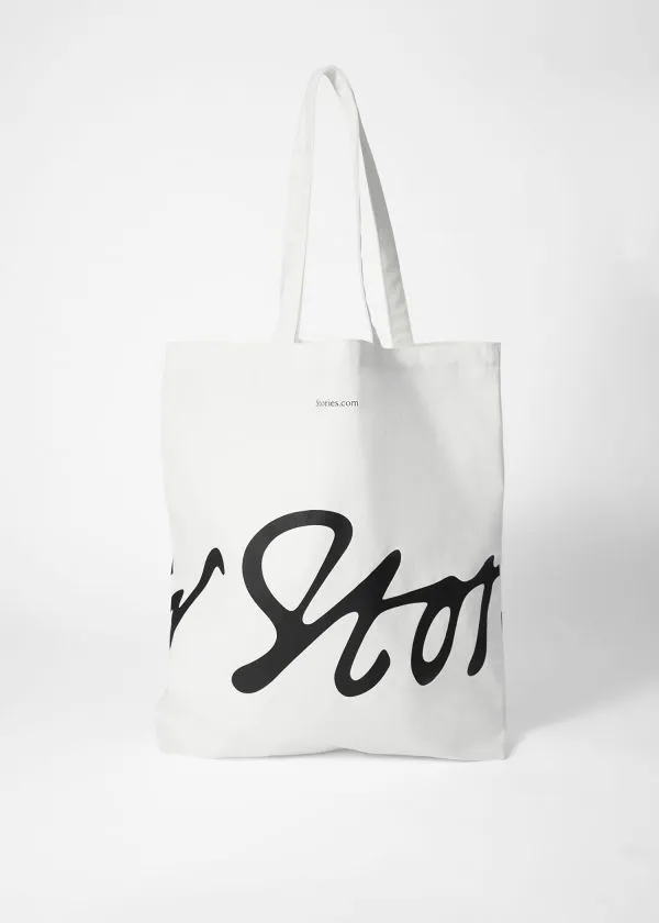 Women Tote Bags and Other Stories Canvas Tote White