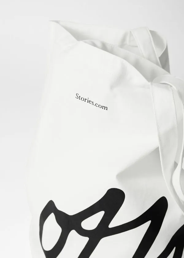 Women Tote Bags and Other Stories Canvas Tote White