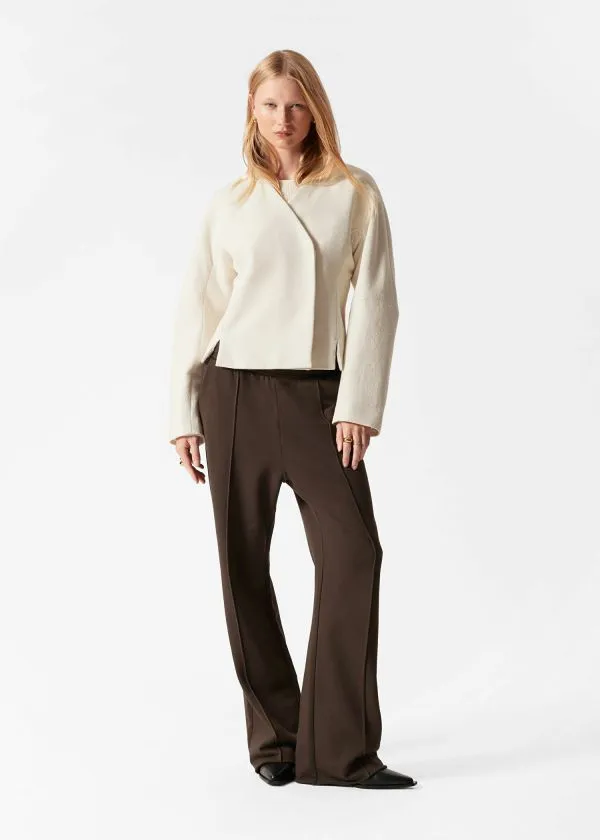 Women Trousers and Other Stories StraightLeg TrackPants Brown