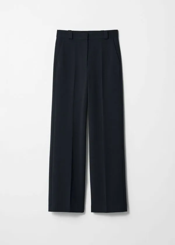 Women Trousers and Other Stories Wide PressCrease Trousers Navy