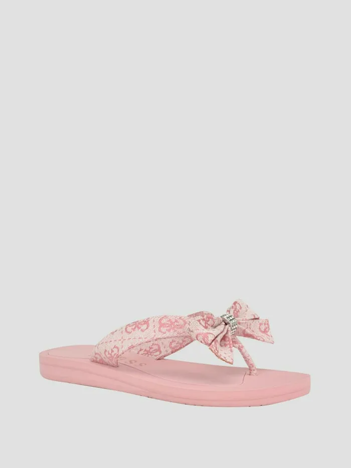 Women Tuta Bowtie Sandals Pink Sandals GUESS