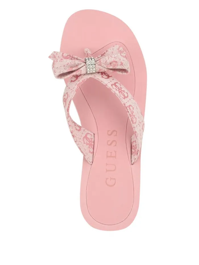 Women Tuta Bowtie Sandals Pink Sandals GUESS