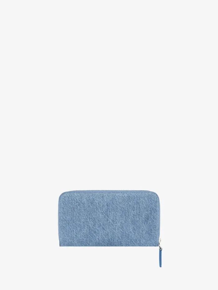 Women Wallets and Card Holders Givenchy GIVENCHY Wallet In Denim Medium Blue Women Wallets and Card Holders Givenchy GIVENCHY Wallet In Denim Medium Blue