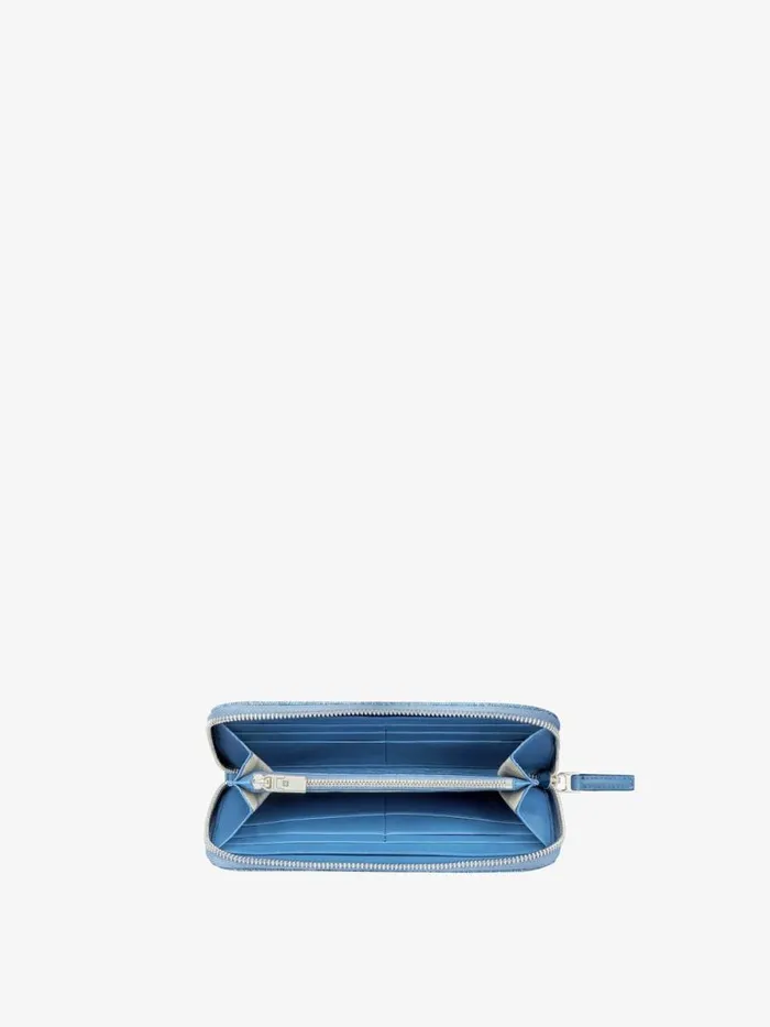 Women Wallets and Card Holders Givenchy GIVENCHY Wallet In Denim Medium Blue Women Wallets and Card Holders Givenchy GIVENCHY Wallet In Denim Medium Blue