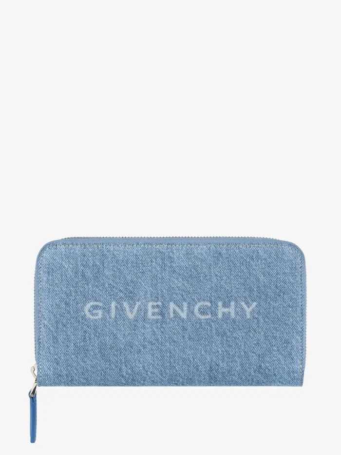 Women Wallets and Card Holders Givenchy GIVENCHY Wallet In Denim Medium Blue Women Wallets and Card Holders Givenchy GIVENCHY Wallet In Denim Medium Blue