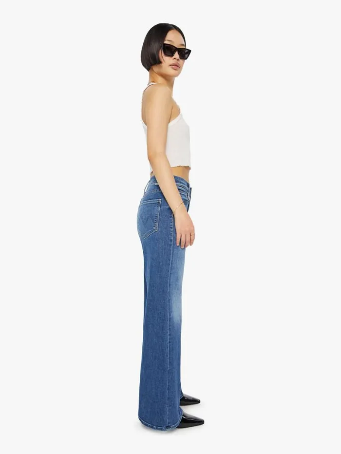 Women Wide Leg Mother Denim Petites The Lil039 Tomcat Roller Sneak Wash Sixth Sense Women Wide Leg Mother Denim Petites The Lil039 Tomcat Roller Sneak Wash Sixth Sense