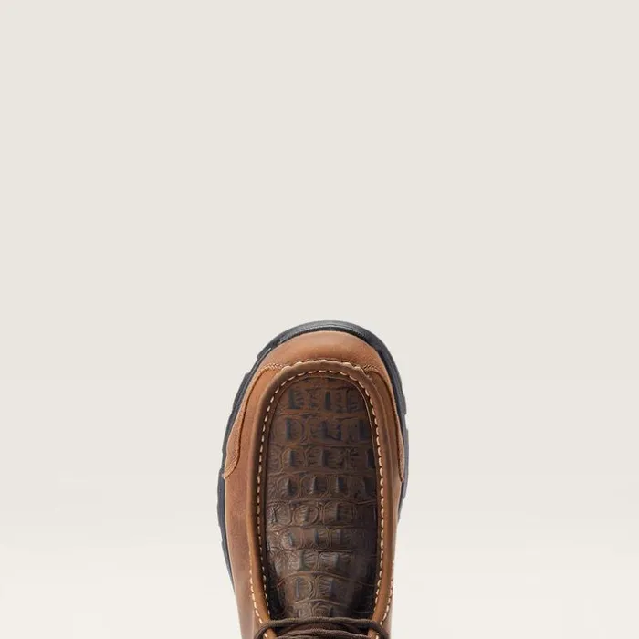 Work Boots Men Ariat Edge LTE Moc Composite Toe Work Boot Brown