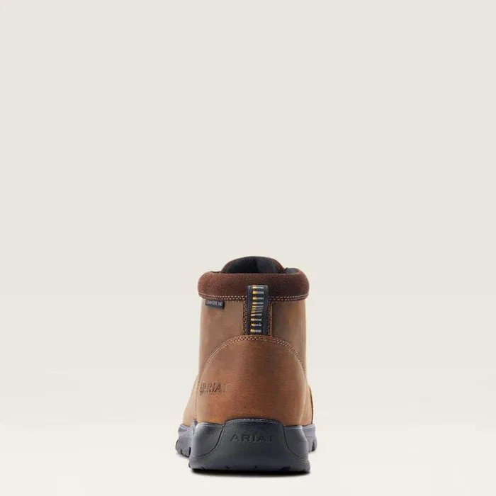 Work Boots Men Ariat Edge LTE Moc Composite Toe Work Boot Brown
