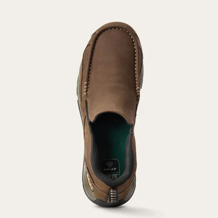 Work Boots Men Ariat Edge LTE SlipOn SD Composite Toe Work Boot Dark Brown Work Boots Men Ariat Edge LTE SlipOn SD Composite Toe Work Boot Dark Brown