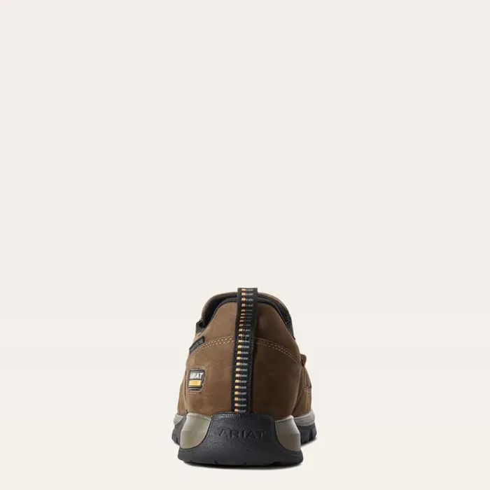 Work Boots Men Ariat Edge LTE SlipOn SD Composite Toe Work Boot Dark Brown Work Boots Men Ariat Edge LTE SlipOn SD Composite Toe Work Boot Dark Brown