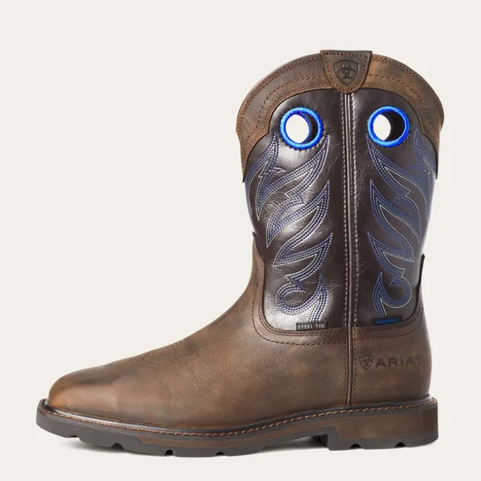 Work Boots Men Ariat Groundwork Waterproof Steel Toe Work Boot Dark Brown Work Boots Men Ariat Groundwork Waterproof Steel Toe Work Boot Dark Brown