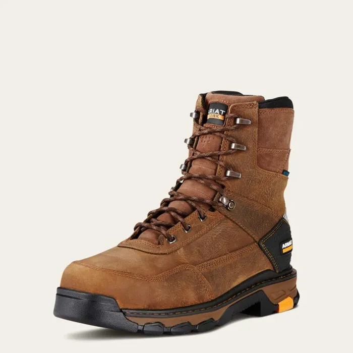 Work Boots Men Ariat Intrepid 8034 Waterproof Composite Toe Work Boot Rye Brown Work Boots Men Ariat Intrepid 8034 Waterproof Composite Toe Work Boot Rye Brown