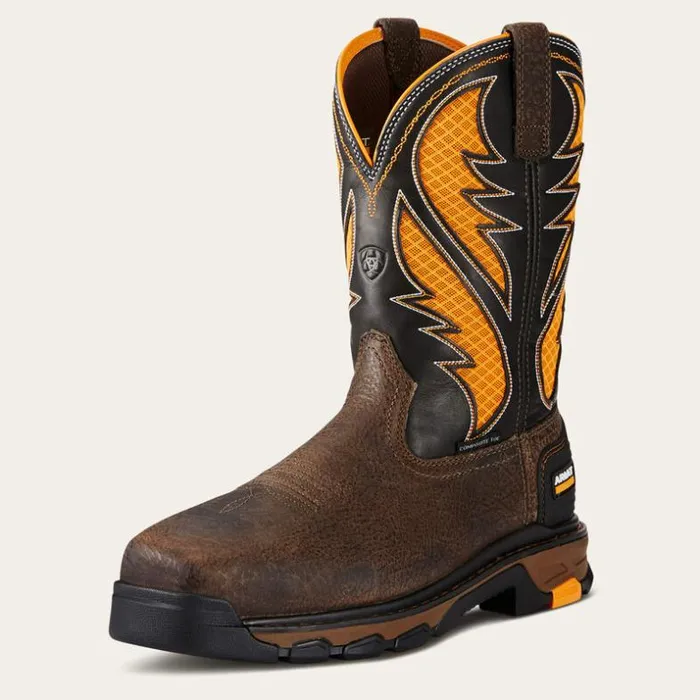 Work Boots Men Ariat Intrepid VentTEK Composite Toe Work Boot Cocoa Brown