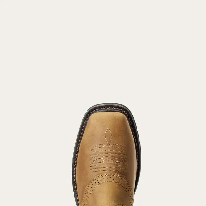 Work Boots Men Ariat Sierra Wide Square Toe Steel Toe Work Boot Aged Bark Work Boots Men Ariat Sierra Wide Square Toe Steel Toe Work Boot Aged Bark