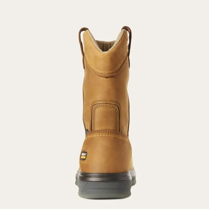 Work Boots Men Ariat Turbo PullOn Waterproof Carbon Toe Work Boot Aged Bark Work Boots Men Ariat Turbo PullOn Waterproof Carbon Toe Work Boot Aged Bark