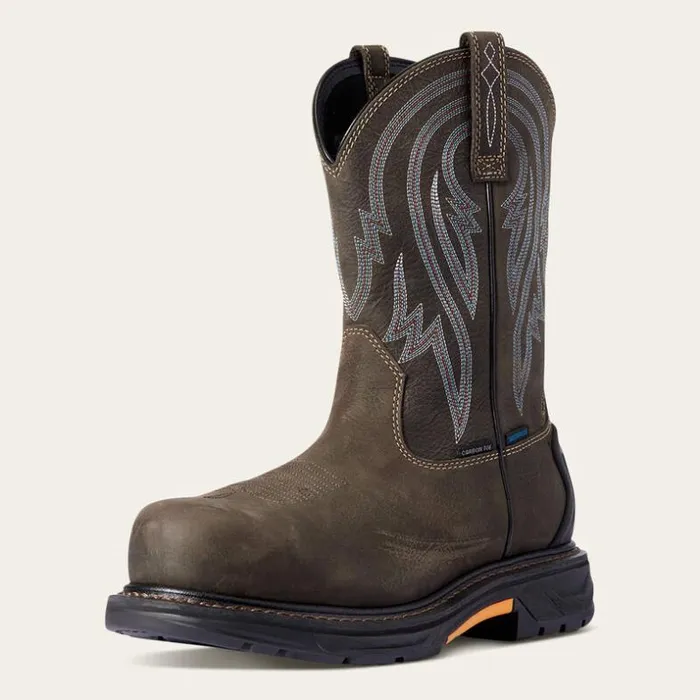 Work Boots Men Ariat WorkHog XT Tumbleweed Waterproof Carbon Toe Work Boot Iron Coffee Work Boots Men Ariat WorkHog XT Tumbleweed Waterproof Carbon Toe Work Boot Iron Coffee