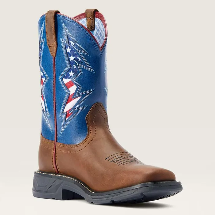 Work Boots MenKids Ariat WorkHog XT VentTEK Bolt Western Boot Distressed Tan Work Boots MenKids Ariat WorkHog XT VentTEK Bolt Western Boot Distressed Tan