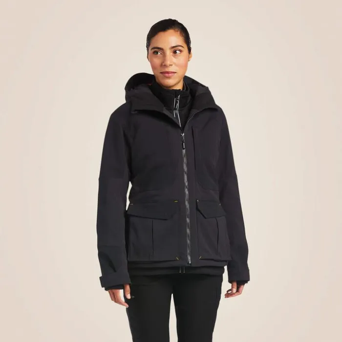 Workwear Women Ariat Rebar Polartec Elite Waterproof Insulated Jacket Black