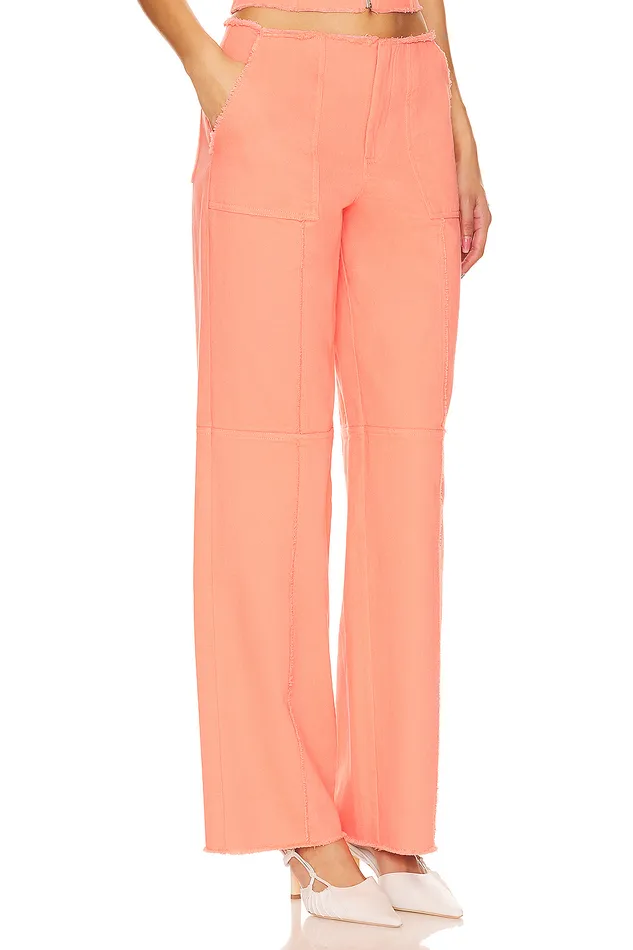 X Anja Dujakovi Bruna Pant Soft Orange Women Lovers and Friends Pants X Anja Dujakovi Bruna Pant Soft Orange Women Lovers and Friends Pants