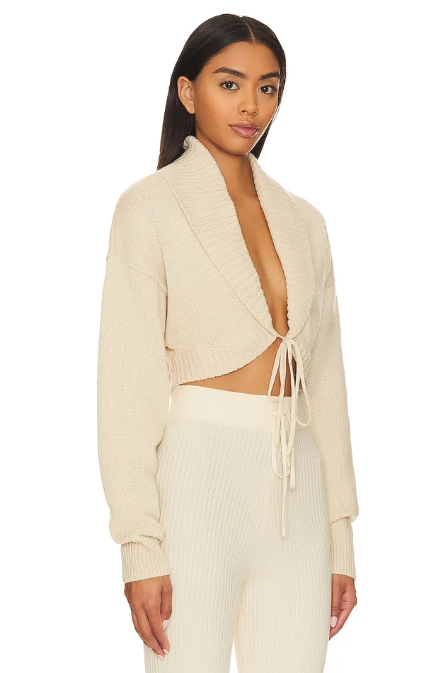 X Rachel Kaya Bolero Ivory Women Lovers and Friends Sweaters and Knits X Rachel Kaya Bolero Ivory Women Lovers and Friends Sweaters and Knits