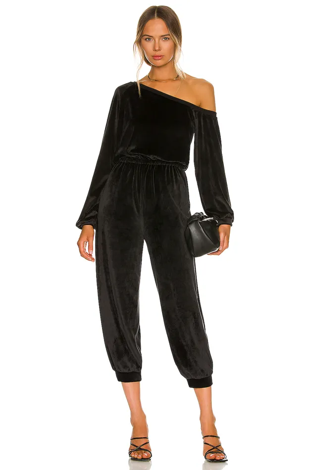 Zasha Jumpsuit Black Women Lovers and Friends Jumpsuits